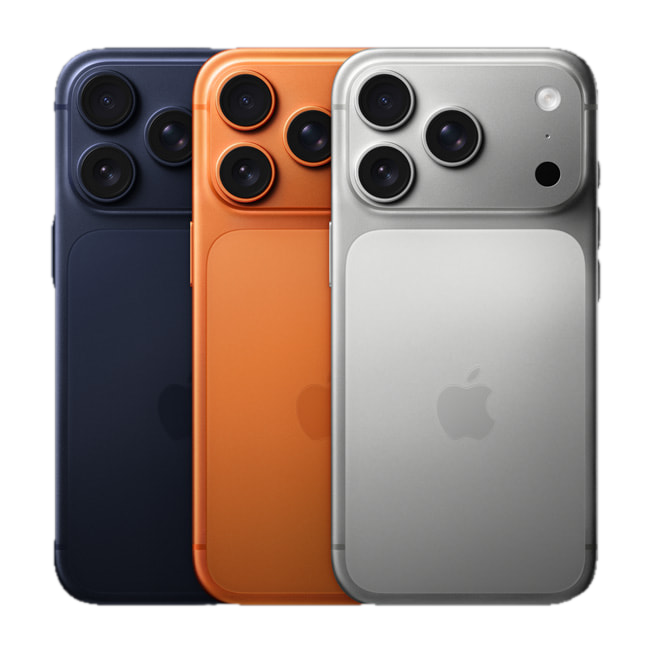 iPhone 17 Pro Max в трёх цветах